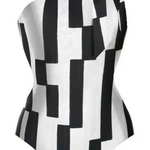 Maiô Black White Square - Mudeseulook