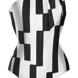 Maiô Black White Square - Mudeseulook