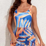Maiô Vestido - Azul Estampado - Mudeseulook