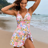 Maiô Saia Malibu - Floral e Liso