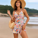 Maiô Saia Malibu - Floral e Liso