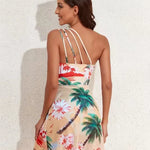Maiô Vestido - Rosa Estampado - Mudeseulook