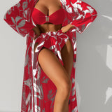 Kit Moda Praia - Biquíni + Saída - 04 Cores - Mudeseulook