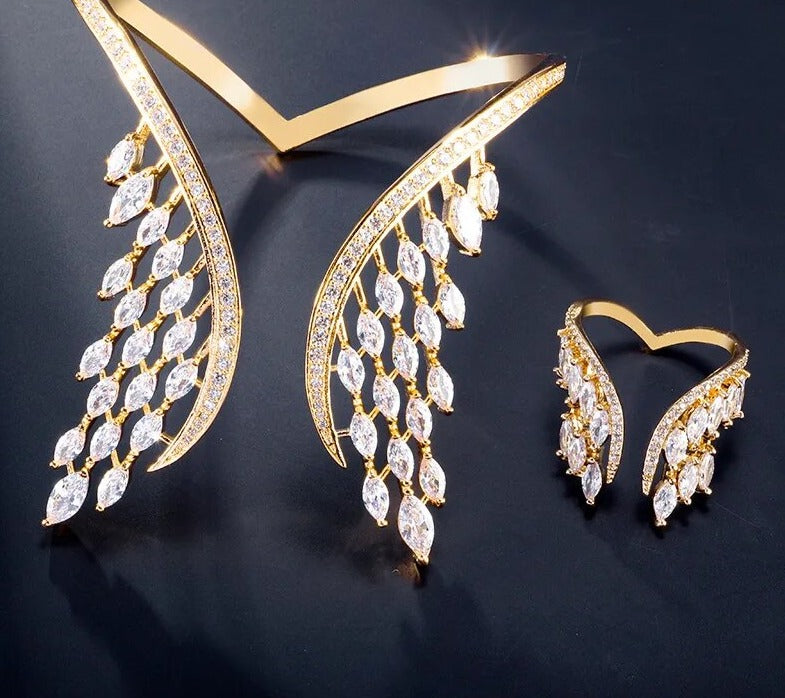 Pulseira/Anel Asas de Anjo - Mudeseulook