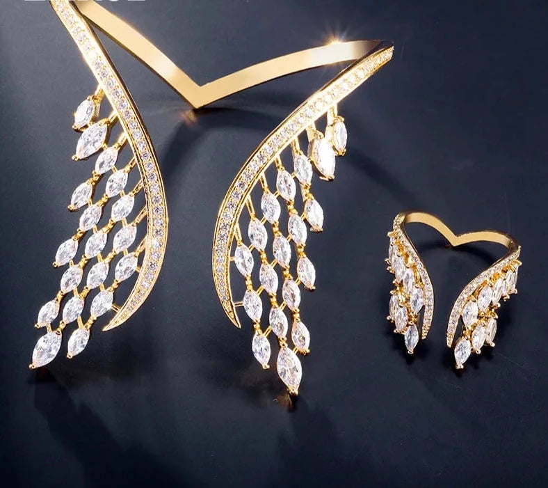 Pulseira/Anel Asas de Anjo - Mudeseulook
