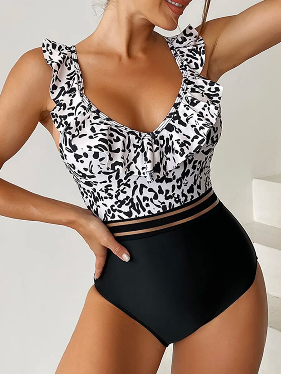 Maiô Bicolor Leopard - Mudeseulook