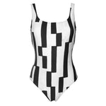 Maiô Black White Square - Mudeseulook