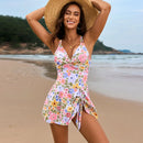 Maiô Saia Malibu - Floral e Liso