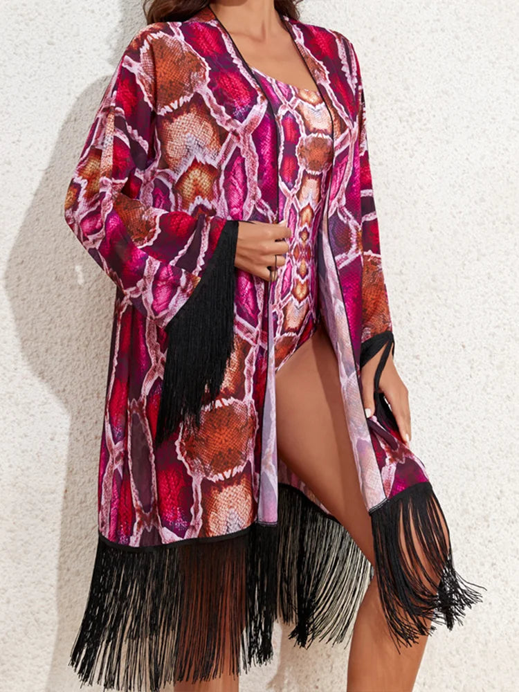 Kit Moda Praia Franja - Mudeseulook