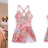 Maiô Saia Malibu - Floral e Liso