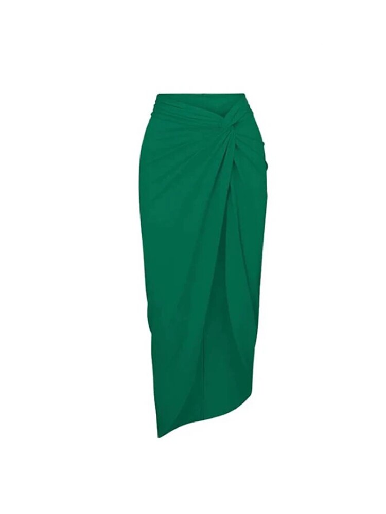 Kit Moda Praia ou Maiô ou Saia - Green Retro - Mudeseulook
