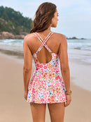 Maiô Saia Malibu - Floral e Liso