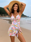 Maiô Saia Malibu - Floral e Liso