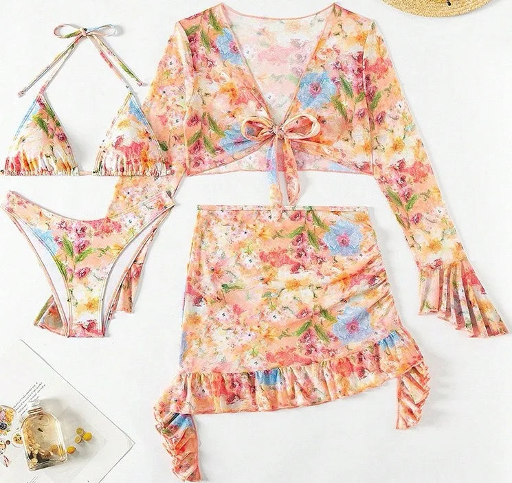Kit Biquíni + Saída - 04 Cores - Mudeseulook