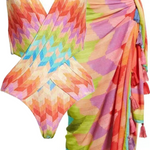 Kit Moda Praia ou Maiô ou Saia - Geometrico - Mudeseulook