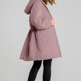 Casaco Corta Vento Impermeável com Capuz Oversized - Mudeseulook