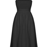 Vestido Midi Soltinho Decote Reto - Mudeseulook