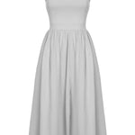 Vestido Midi Soltinho Decote Reto - Mudeseulook