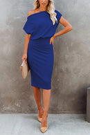 Vestido Midi Lapis Um Ombro Só - Mudeseulook