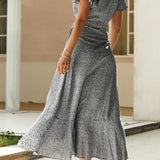 Vestido Longo Solto Transpasse - Mudeseulook