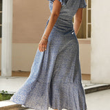 Vestido Longo Solto Transpasse - Mudeseulook