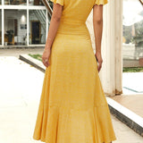 Vestido Longo Solto Transpasse - Mudeseulook