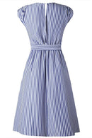 Vestido Midi Laço na Cintura - Mudeseulook