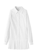 Vestido Chemise Curto Plissado - Mudeseulook
