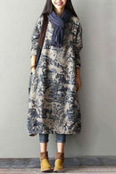 Vestido Midi Estampado Porcelana Japonesa - Mudeseulook