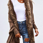 Cardigan Xale Fake Fur com Franjas - Mudeseulook