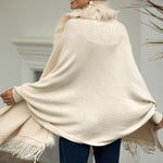 Cardigan Xale Fake Fur com Franjas - Mudeseulook