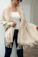 Cardigan Xale Fake Fur com Franjas - Mudeseulook