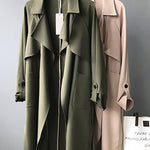 Casaco Trench Longo Fluido - Mudeseulook