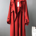Casaco Trench Longo Fluido - Mudeseulook