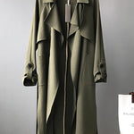 Casaco Trench Longo Fluido - Mudeseulook