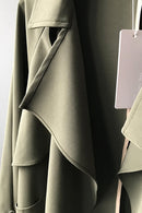 Casaco Trench Longo Fluido - Mudeseulook