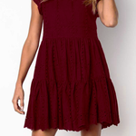Vestido Curto Detalhe Babado no Ombro - Mudeseulook