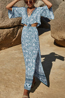 Vestido Conjunto Tropical Top e Saia - Mudeseulook