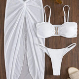 Kit Moda Praia - 03 Peças - 06 Cores - Mudeseulook
