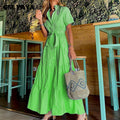 Vestido Longo Listrado - 02 Cores - Mudeseulook