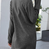 Vestido Casual Curto de Moletom - Mudeseulook