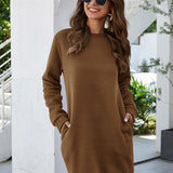 Vestido Casual Curto de Moletom - Mudeseulook