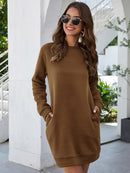 Vestido Casual Curto de Moletom - Mudeseulook