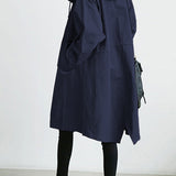 Casaco Corta Vento Impermeável com Capuz Oversized - Mudeseulook