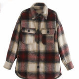 Casaco Camisa Xadrez Oversized - Mudeseulook