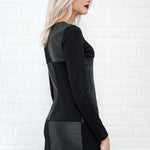 Vestido Mini Quadriculados Couro - Mudeseulook