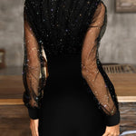 Vestido Lucy Curto com Brilho e Transparência - Mudeseulook