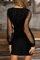 Vestido Lucy Curto com Brilho e Transparência - Mudeseulook