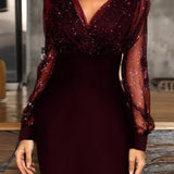 Vestido Lucy Curto com Brilho e Transparência - Mudeseulook