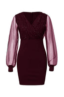Vestido Lucy Curto com Brilho e Transparência - Mudeseulook